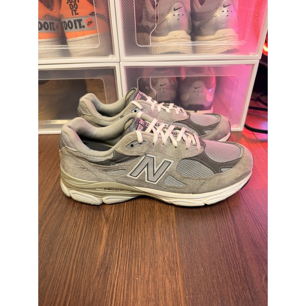 New Balance 990v3 Made In USA Grey W Womens Size 10.5 W990GL3 Sneaker